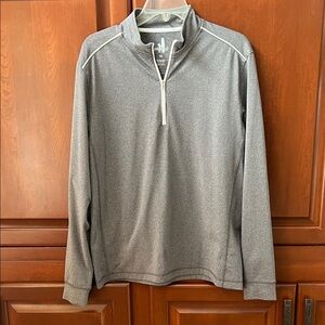 johnnie-O Gray Lightweight Shirt Jacket